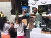 Exonerated Five Member Korey Wise helped give away school supplies and backpacks in Schomburg Plaza on Thursday, Aug. 20, 2020.