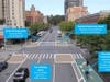 The Department of Transportation showed renderings at Tuesday's Community Board 11 transportation committee meeting, showing its planned redesign of Fifth Avenue between 110th and 120th streets.