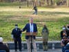 Saturday's ceremony at St. Nicholas Park, attended by Mayor Bill de Blasio and First Lady Chirlane McCray, marked the official renaming of the park's lawn for the writer James Baldwin.