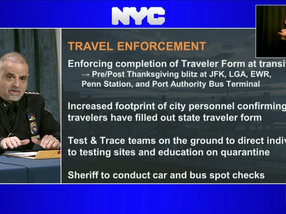New York City Sheriff Joseph Fucito said Tuesday that sheriff's deputies would be "out in force" enforcing the state's quarantine orders.