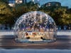 Billed as Bryant Park's first-ever bookable accommodation, the company will offer two separate stays for two couples inside a lounge within the Midtown park.