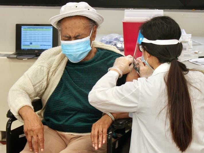 The vaccination site formerly at Wadleigh Campus at 215 West 114th St. moved on Thursday to the A. Phillip Randolph Campus High School, at 443 West 135th St.