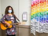 Monday afternoon's ceremony included a rendition of "Here Comes The Sun," which Lenox Hill played during the pandemic's peak each time a COVID-19 patient was discharged.