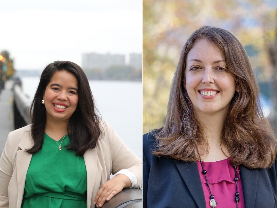 Tricia Shimamura (left) and Kim Moscaritolo (right) were jointly endorsed by State Sen. Liz Krueger Monday as they vie for the Upper East Side's open District 5 City Council seat.