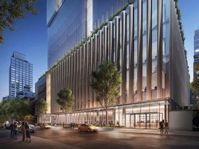 First announced in October, the Blood Center's plan would replace its three-story brick home on East 67th Street with a 334-foot glass tower that has drawn fierce opposition from neighbors.