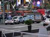 Police officers are seen in Times Square on May 8, 2021 in New York City. According to reports, three people, including a toddler, were injured in a shooting near West 44th St. and Seventh Ave.