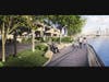 A rendering of the future pedestrian walkway along the planned Harlem River waterfront park between 125th and 132nd streets.