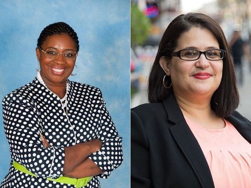 Tamika Mapp (left) is challenging incumbent Diana Ayala (right) for the District 8 City Council seat, which covers East Harlem and much of the South Bronx.