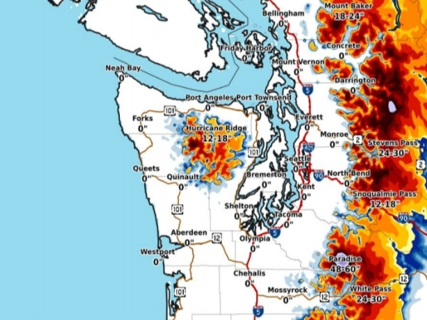 Redmond Weather Forecast: Rain, Wind And Heavy Mountain Snow | Redmond ...