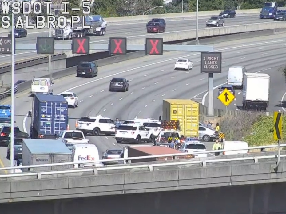 I-5 Pursuit Ends In Crash, Blocks Lanes In Seattle | Seattle, WA Patch