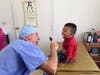 Dr. Jack Patuto  gives a physical