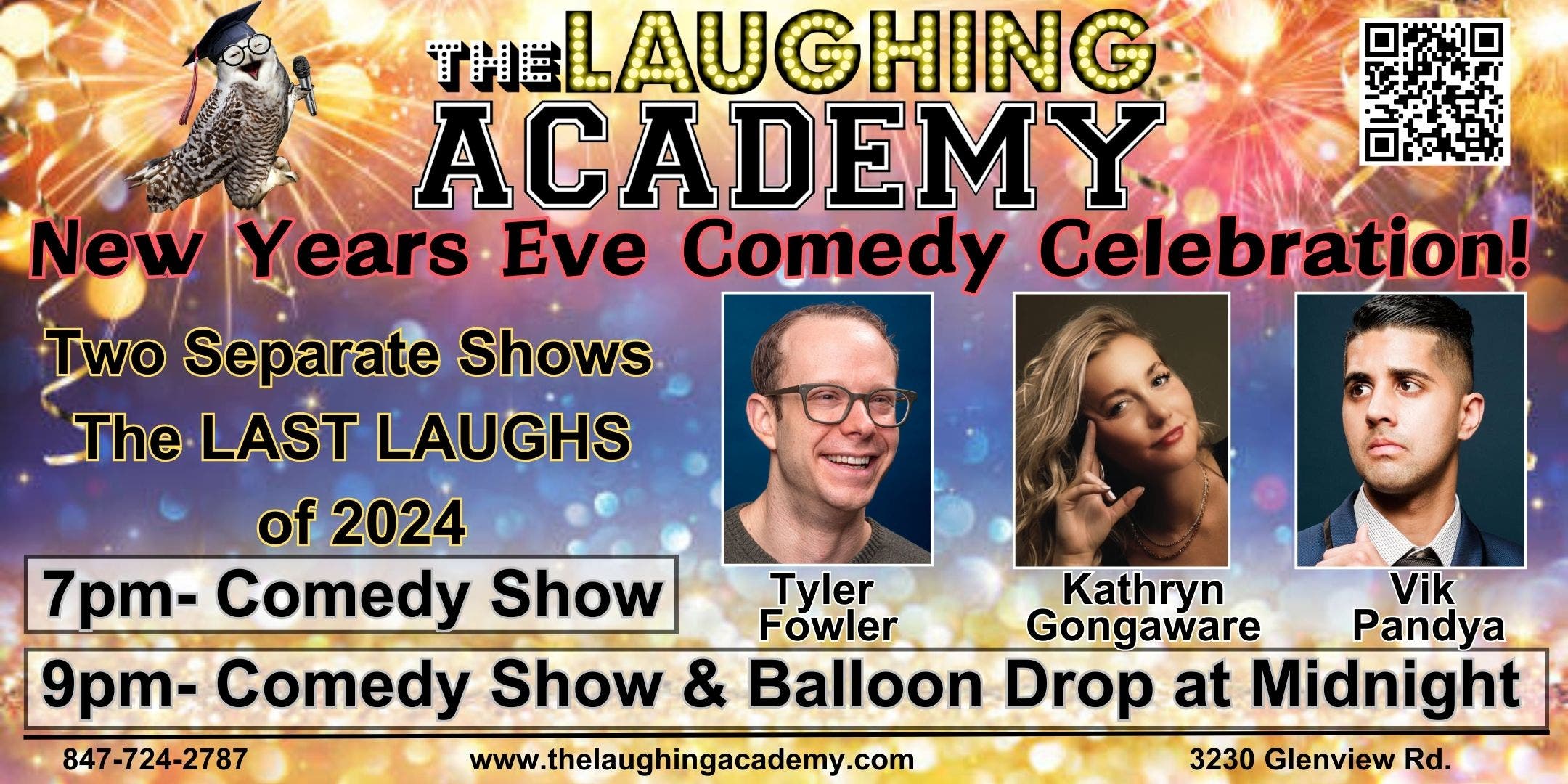 Laugh In The New Year!  Stand Up Comedy - two seatings 7pm and 9pm