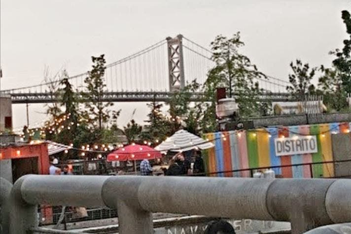 Ben Franklin Bridge from Harbor Park Pier