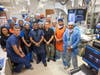 The entire medical team that helped with the first TAVR procedure.
