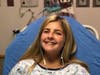 Jordyn at CHOP waiting for chemo treatment.