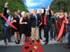 The ribbon-cutting ceremony