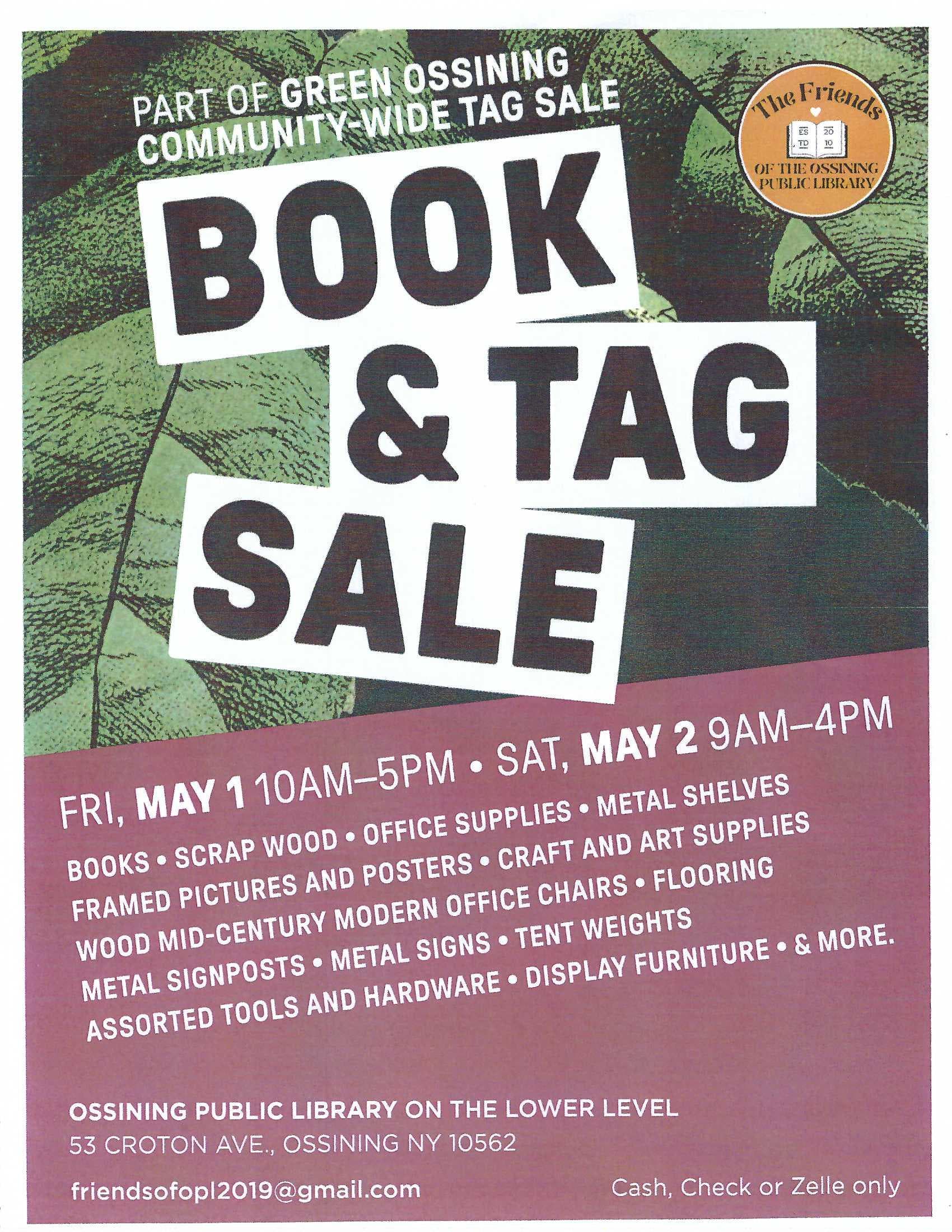 Book & Tag Sale
