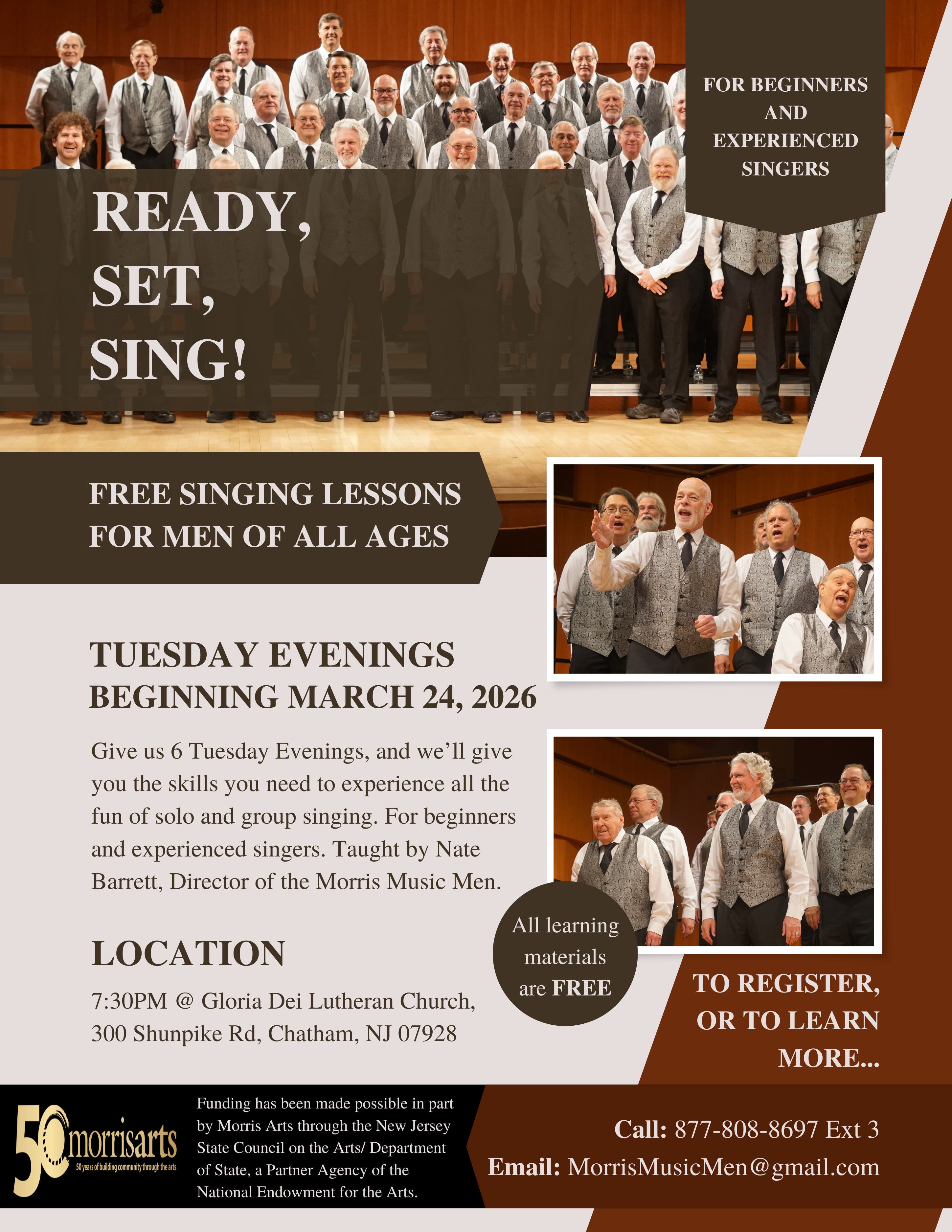 Free Singing Lessons for Men!