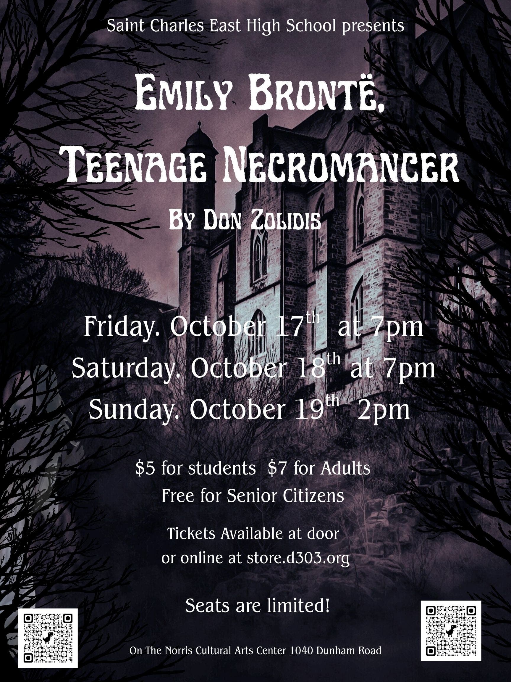 Emily Brontë, Teenage Necromancer