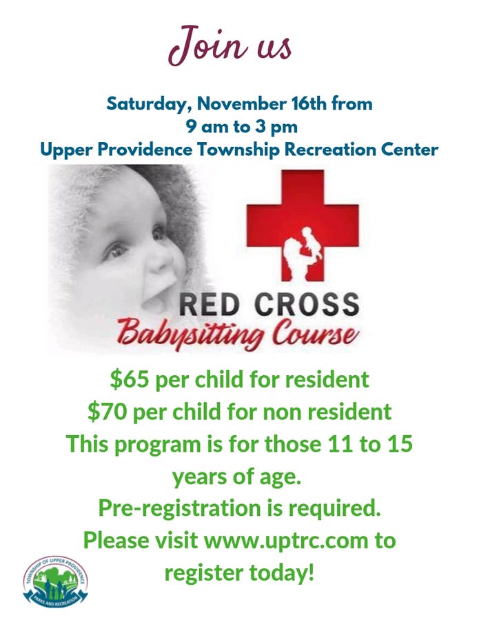 Nov 16 | Red Cross Babysitting Course | Limerick, PA Patch