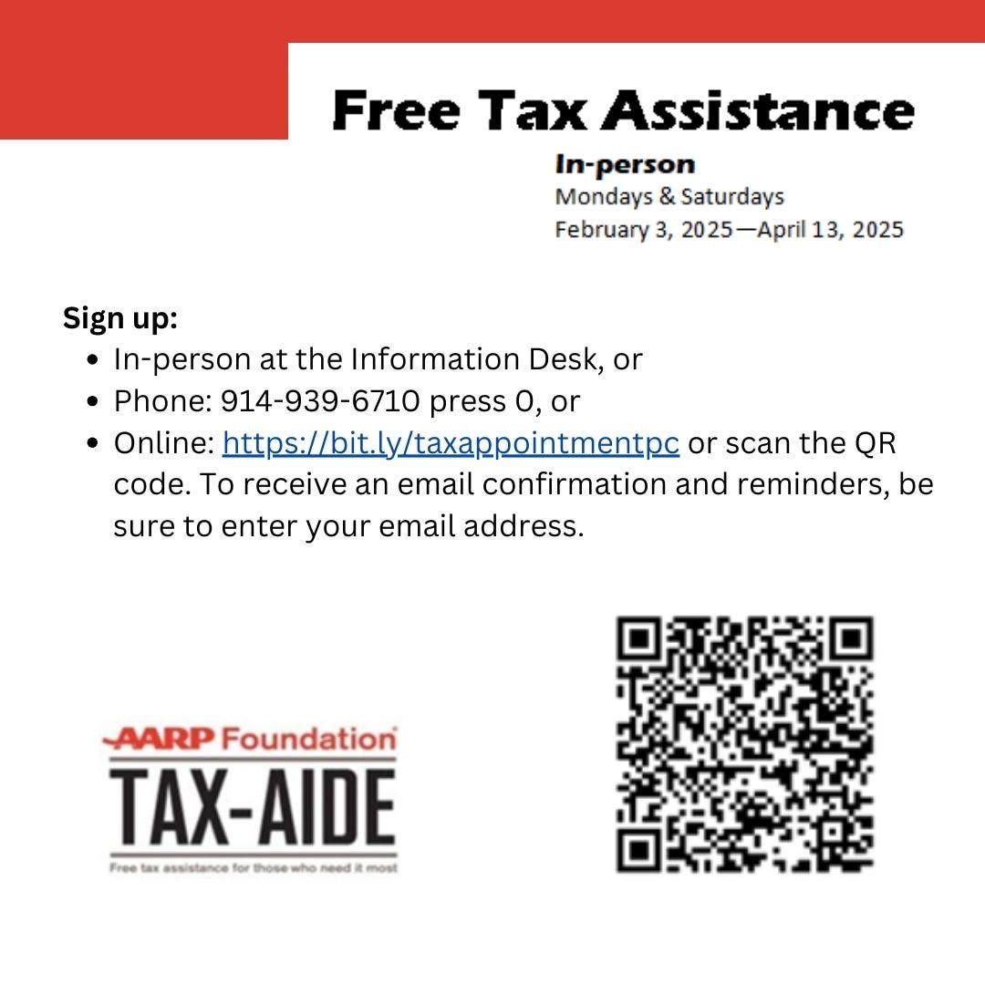 Mar 17 | Free Tax Assistance | Port Chester, NY Patch