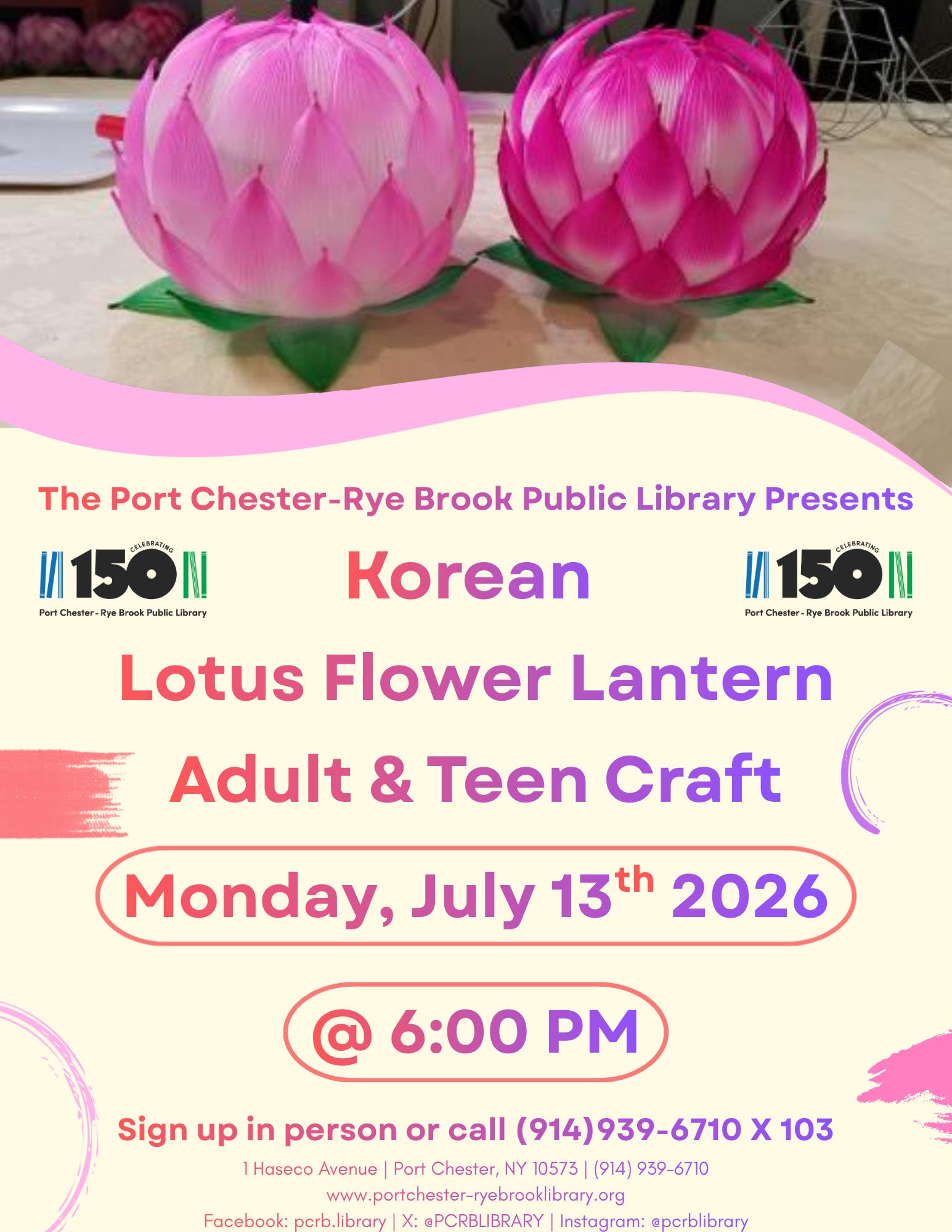Lotus Flower Lantern Craft for Adults and Teens 