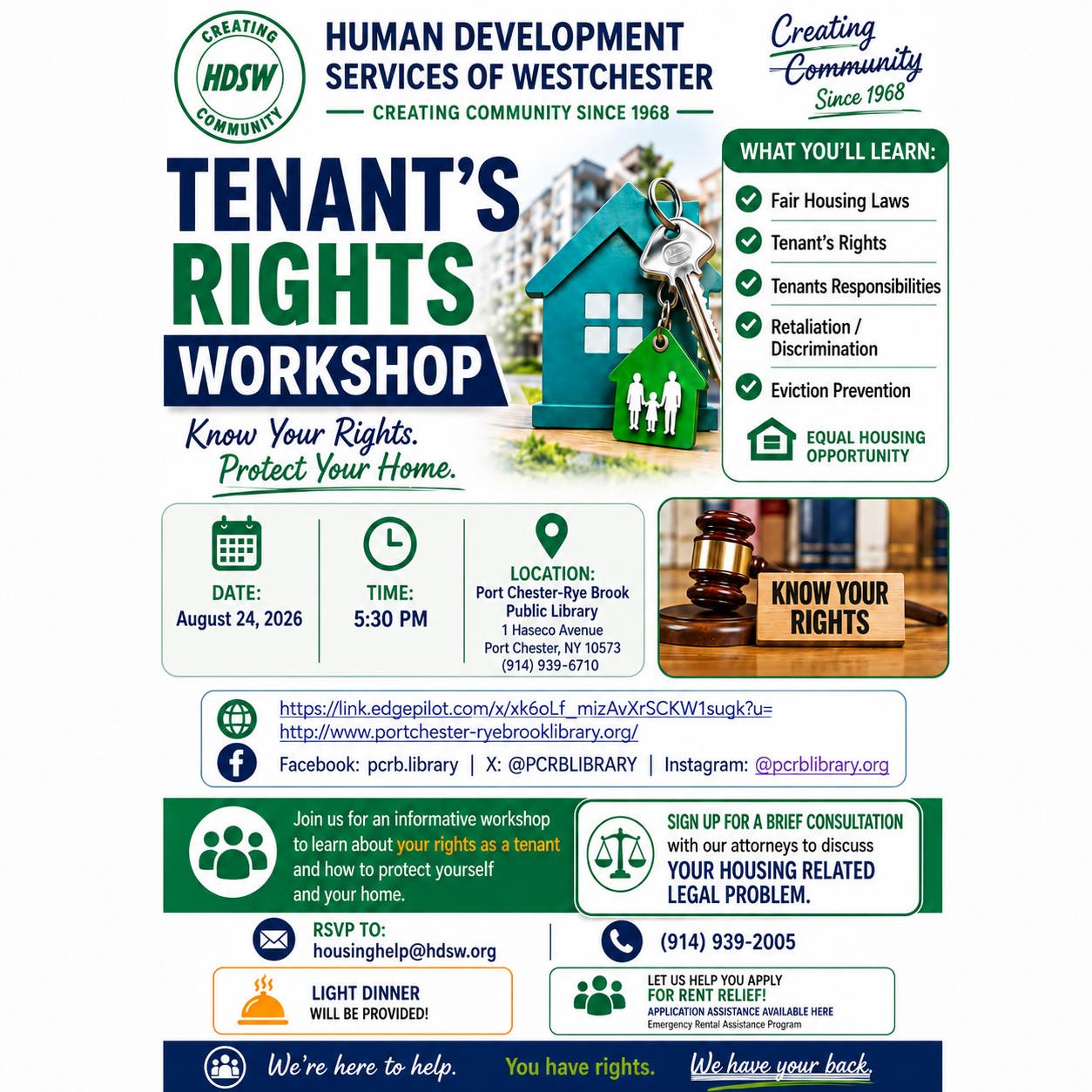 Human Development Services of Westchester Tenants’ Rights Workshop