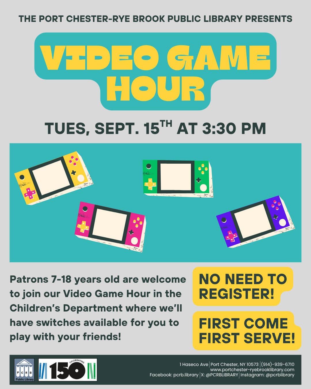 Video Game Hour (Ages 7-18)