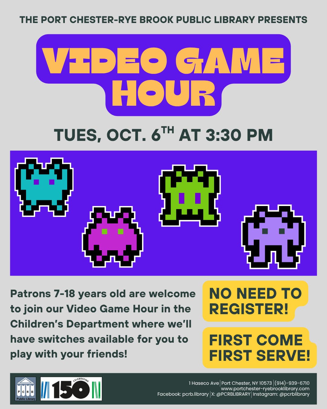 Video Game Hour (Ages 7-18)