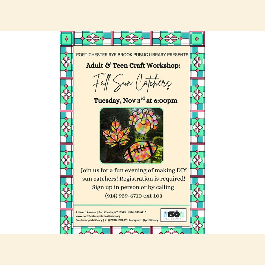 Fall Sun Catchers Craft Workshop
