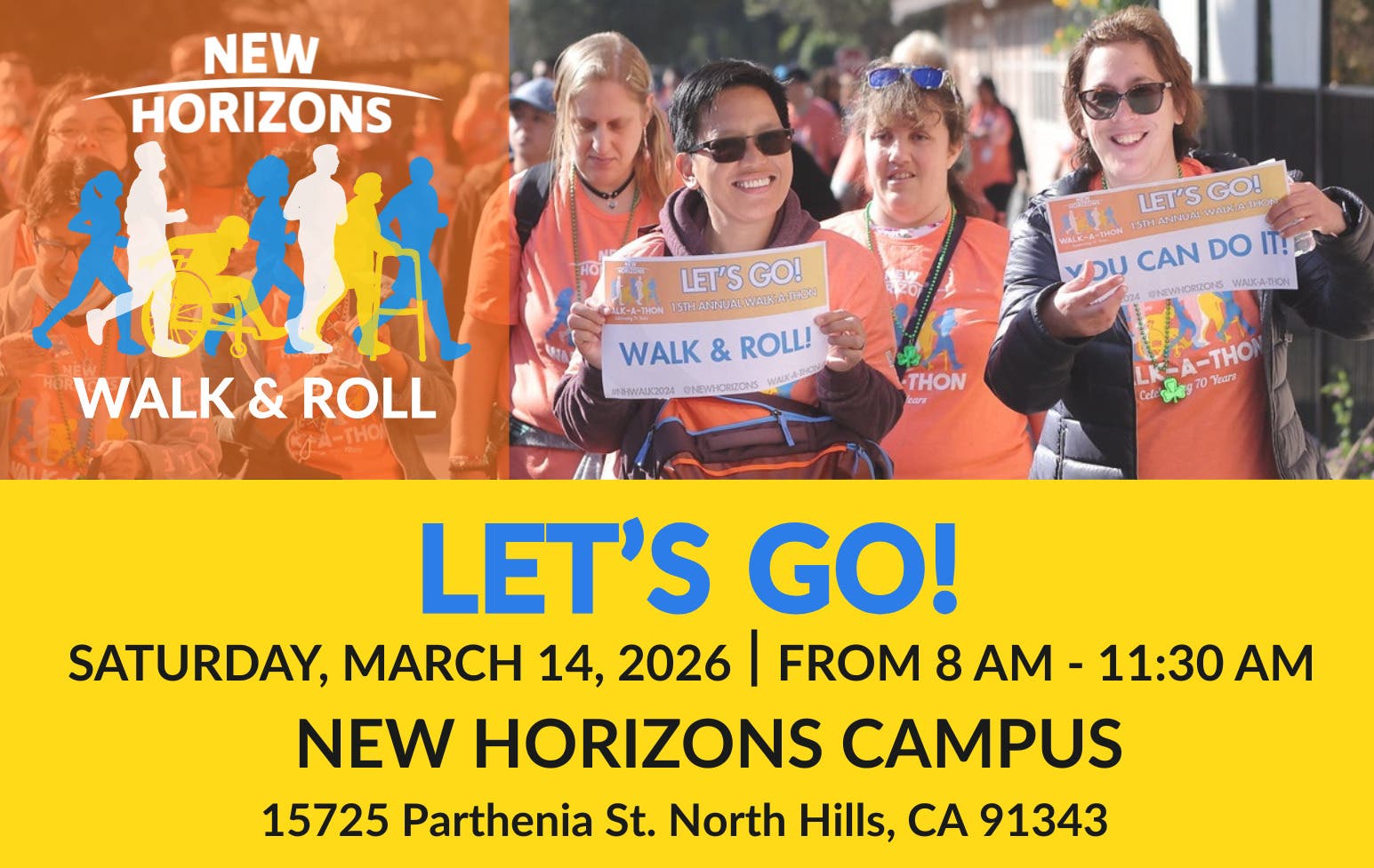New Horizons Hosts 17th Annual Walk & Roll Fundraising Event
