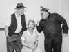 (L to R) Fred DiMenna (Norton), Dr. Eve Lupenko- Ferrante, MD (Alice) and Pat Marone as Ralph Kramden  (Photo by Gil Associates Photography)