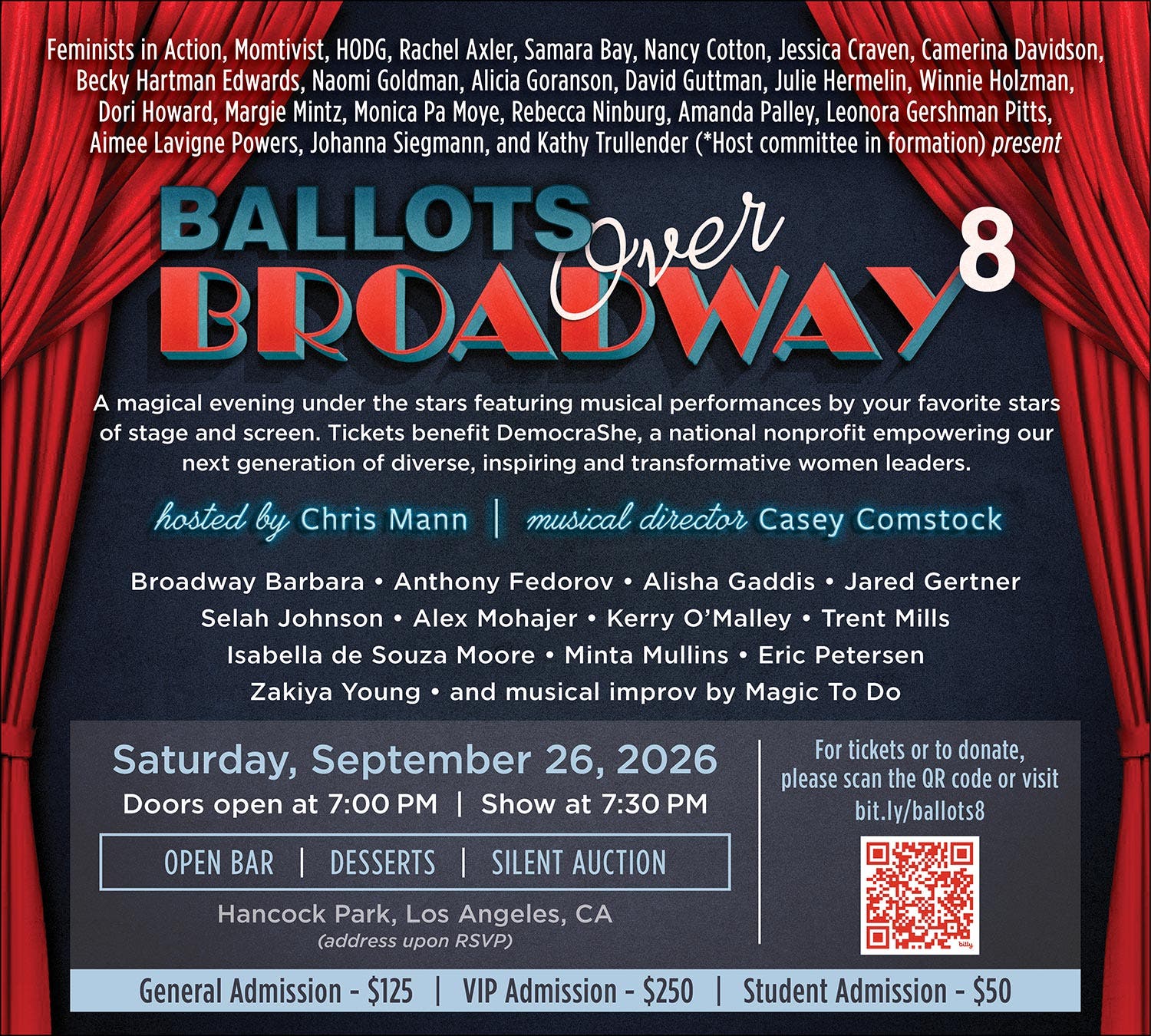 Ballots Over Broadway 8: A Magical Evening Under the Stars
