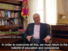 Former President of Moldova Petru Lucinschi highlighted the importance of education and conscience for the betterment of the world.
 
