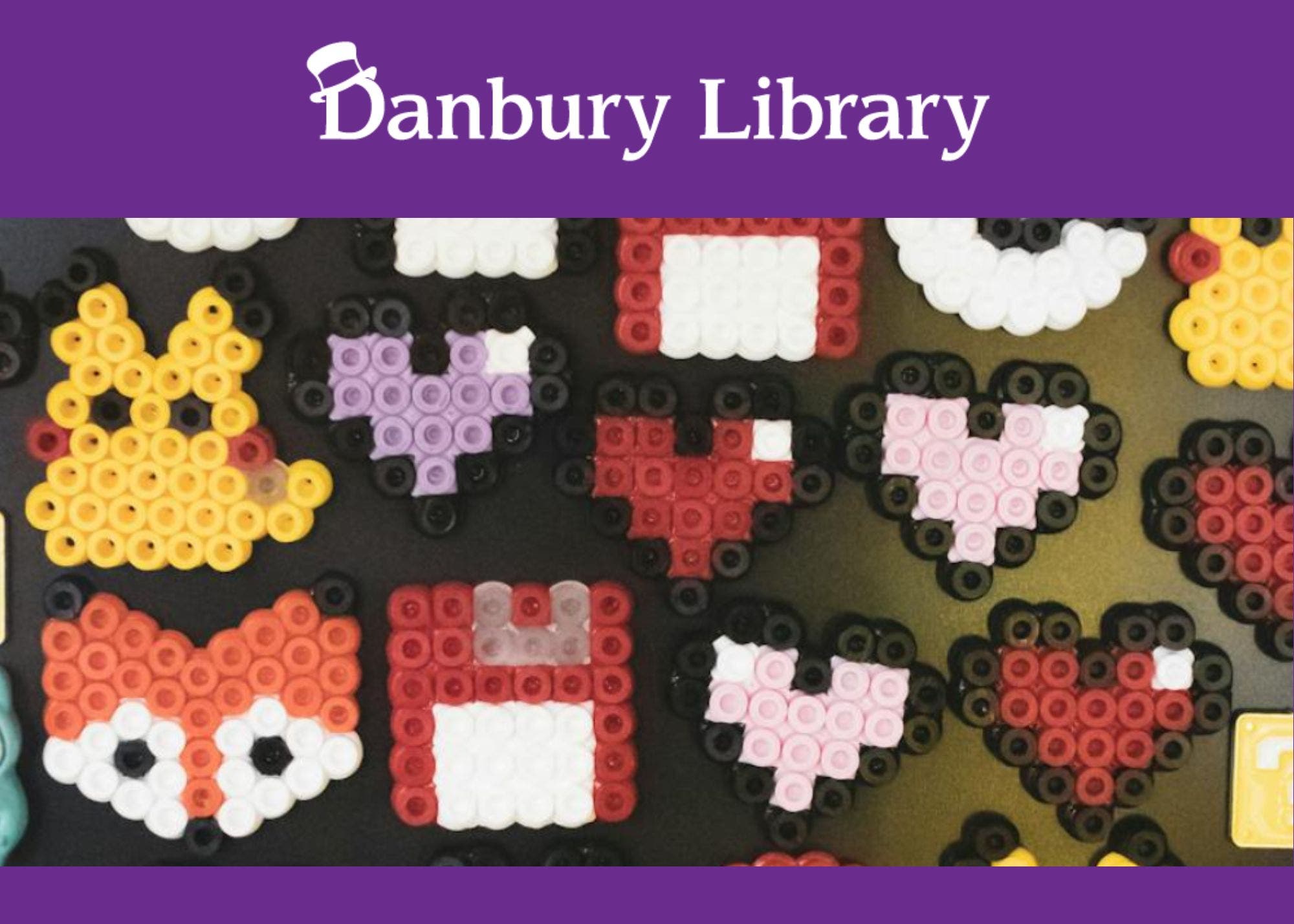 Perler Bead Art children ages 7+ @ Danbury Library