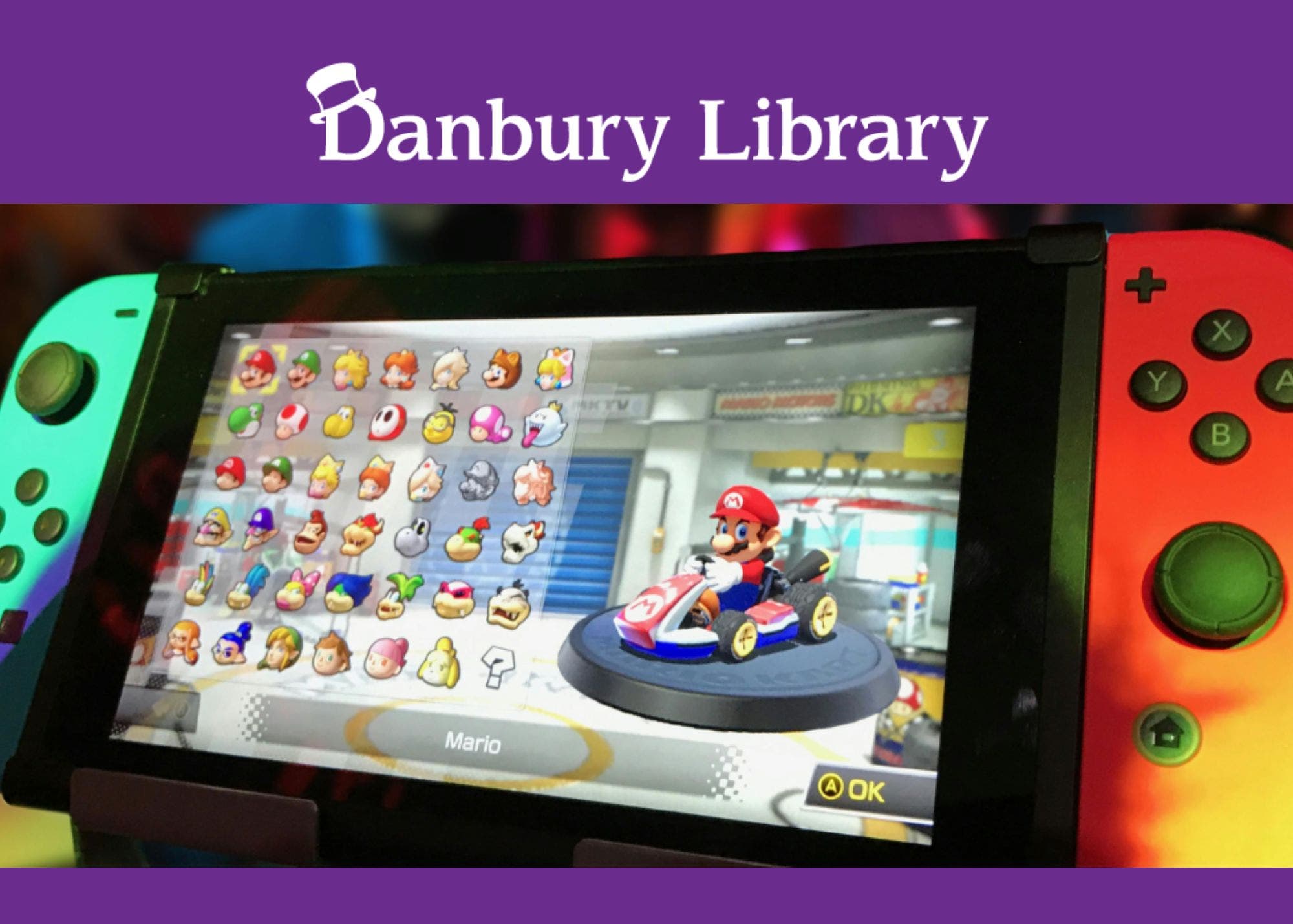 Mario Kart Madness for Kids & Adults @ Danbury Library 