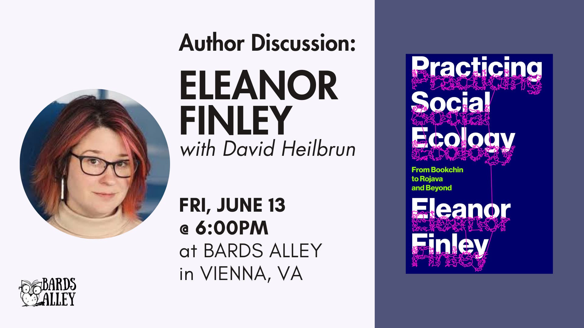 Author Talk: Eleanor Finley on "Practicing Social Ecology"