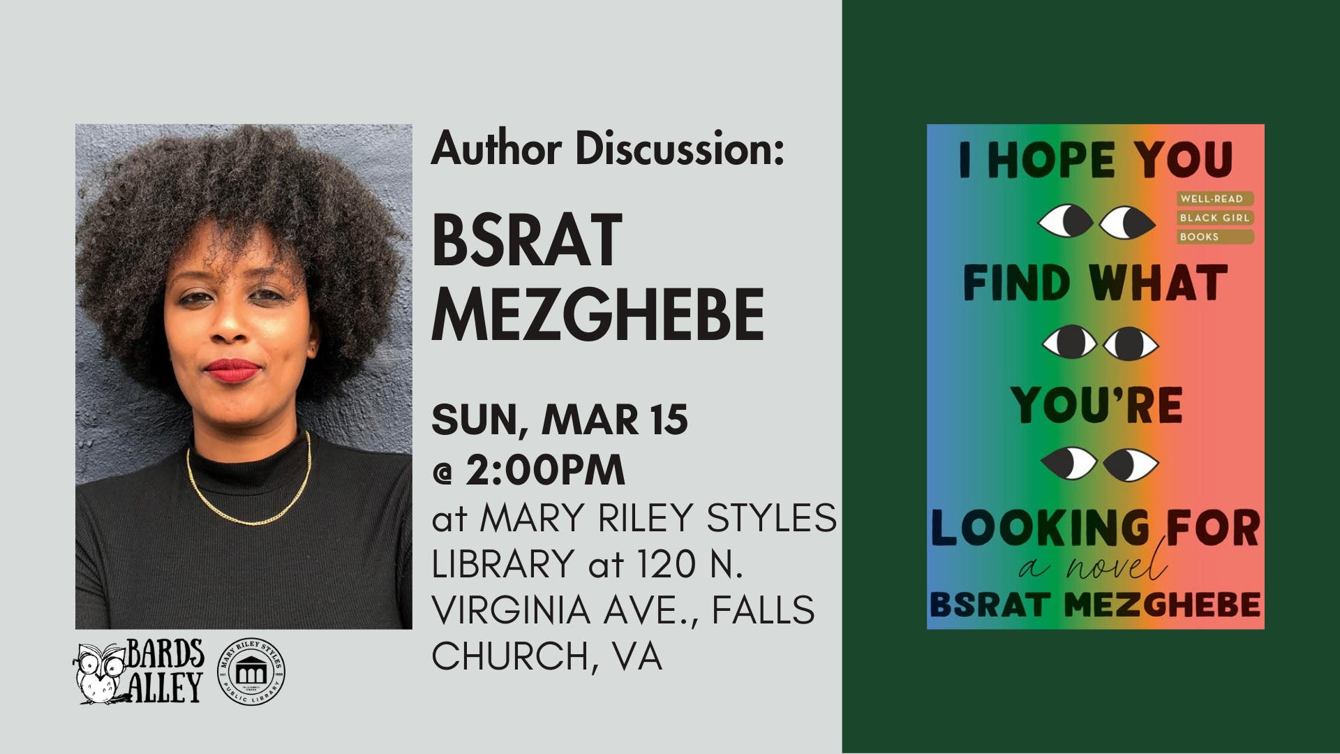 Author Talk: Bsrat Mezghebe