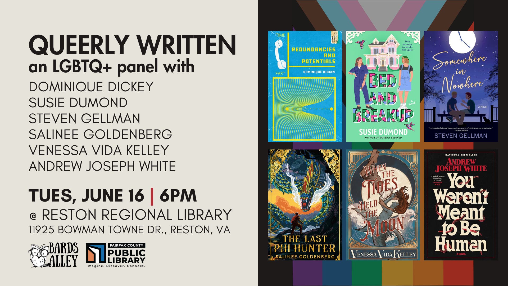 Queerly Written: LGBTQ+ Author Panel