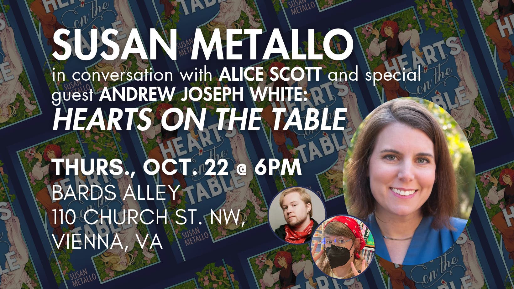 Author Talk: Susan Metallo ("Hearts on the Table")