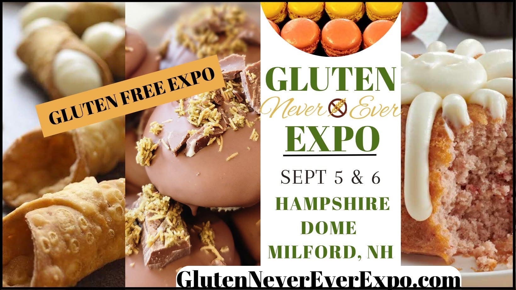 Sept 5/6 ~ Gluten Never Ever Expo ~ Milford, NH.