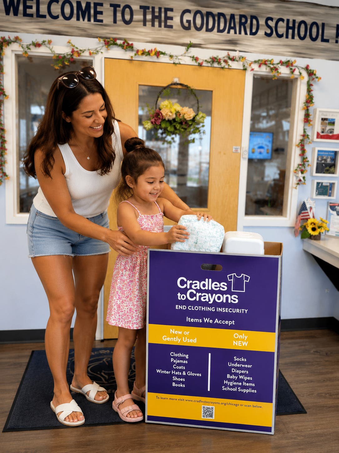 The Goddard School of Deerfield Helps Local Children Through Partnership with Cradles to Crayons