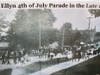 Original photo of the 4th of July Parade in Glen Ellyn circa 1800s.