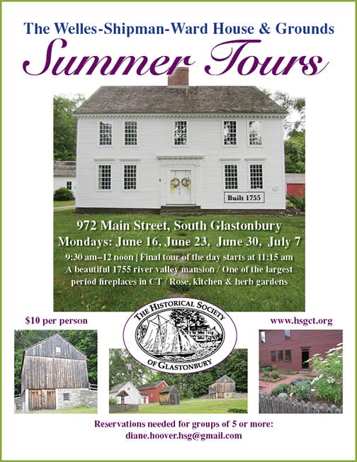 Tours at the Welles-Shipman-Ward House & Property