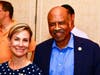 Chester County Commissioners Michelle Kichline and Terrance Ferrall enjoy cocktails