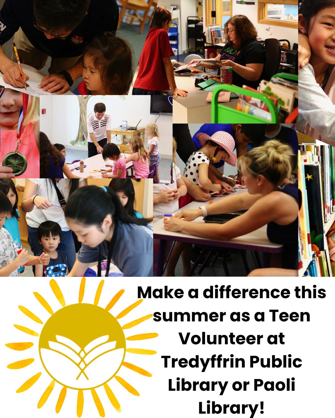 Teen Volunteers Needed at Paoli Library