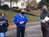 Door to door with Senator Murphy for Capone and Jinks