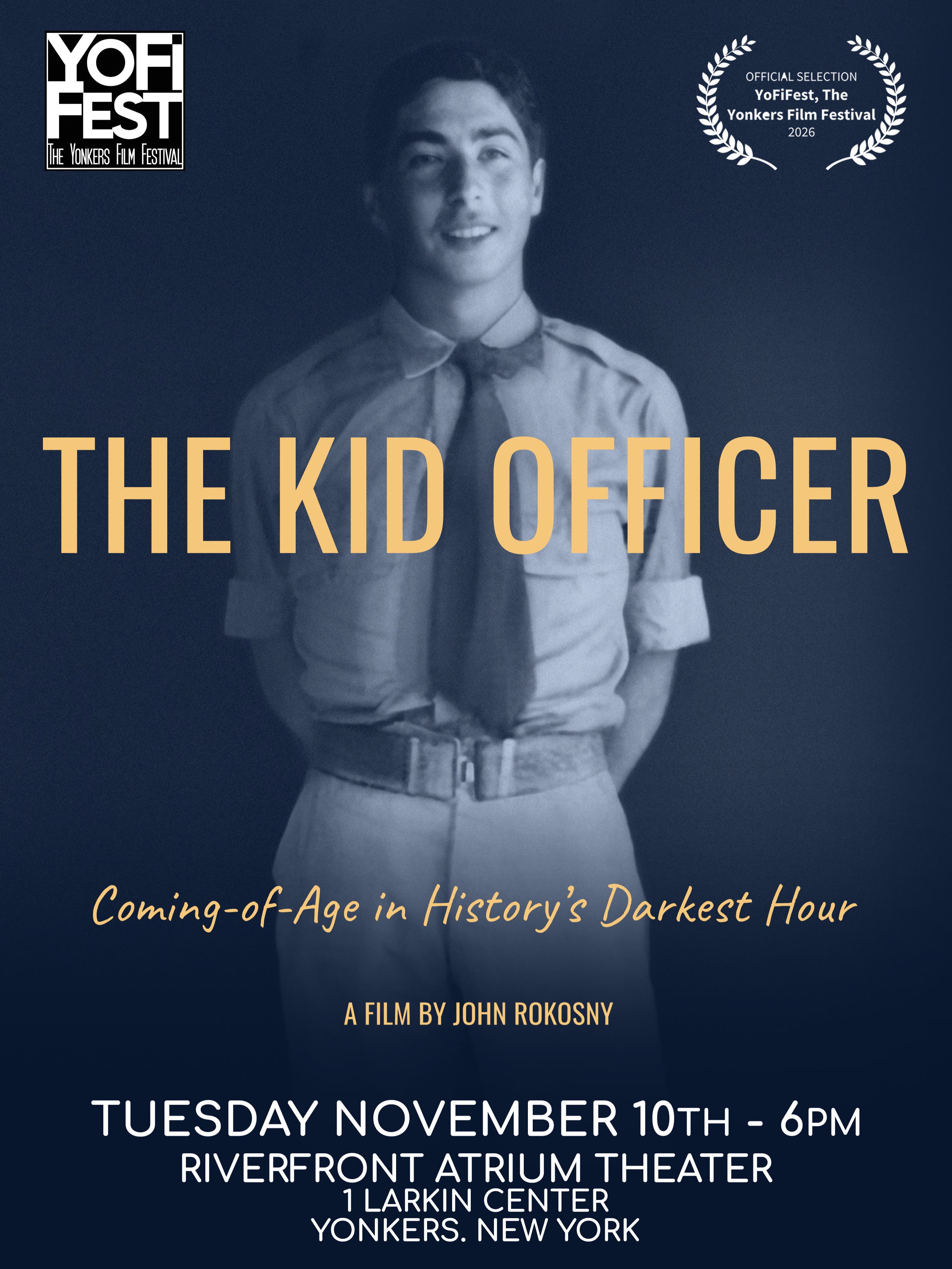 The Kid Officer - TIX AT: YOFIFEST2026.EVENTIVE.ORG 25% DISCOUNT CODE: YOFM26
