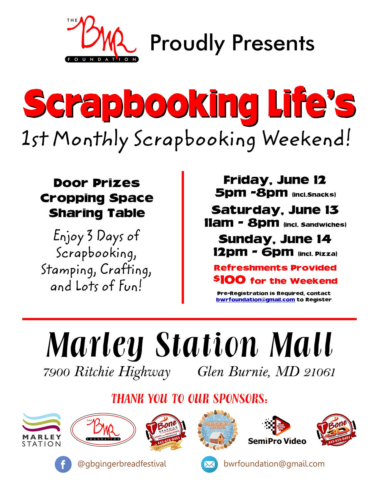 Scrapbooking weekend