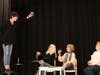 Jinx proposes an exciting new plan (from L-to-R: Cara Lee Chamberlain of East Bridgewater, Carol Mirotta of Pembroke, Nancy Haywood Semcken of Plymouth, and Bonnie Gardner of Rockland)